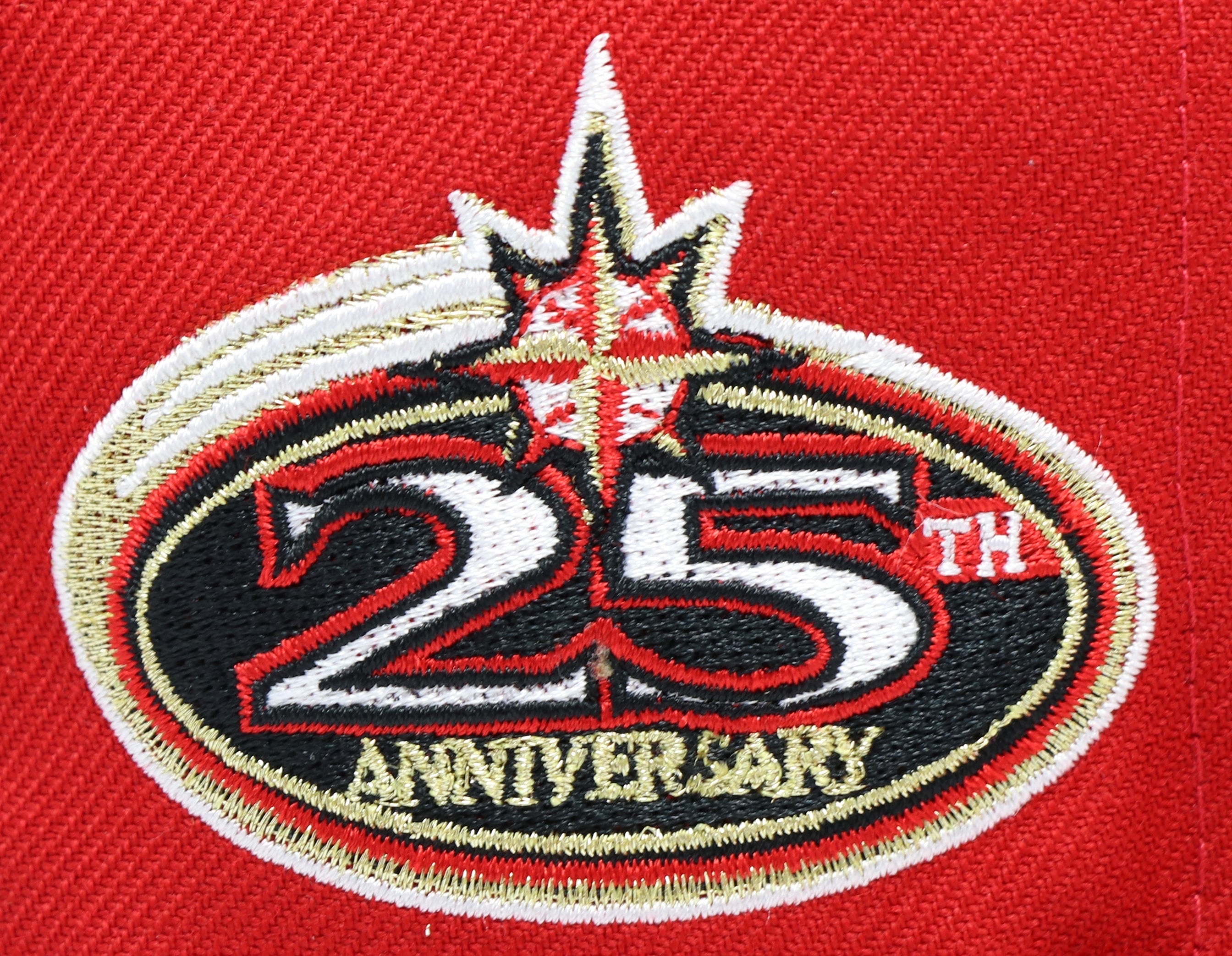 SEATTLE MARINERS (RED) "25TH ANNIVERSARY" NEW ERA 59FIFTY FITTED (GOLD UNDER VISOR) (S)