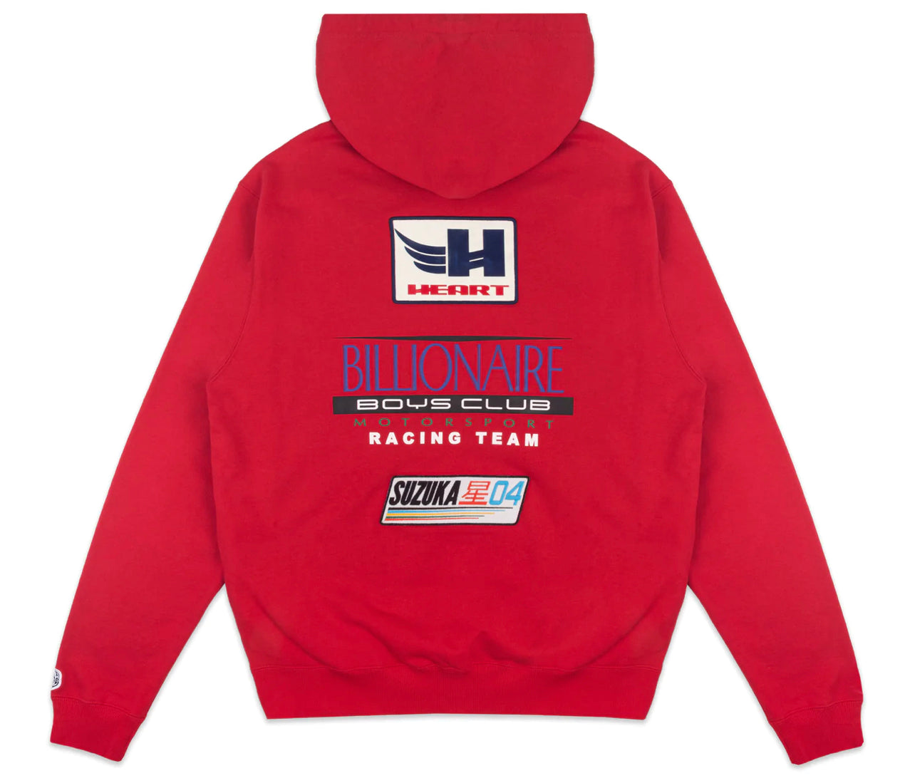 BBC TRIALS HOODIE RED 4ucaps