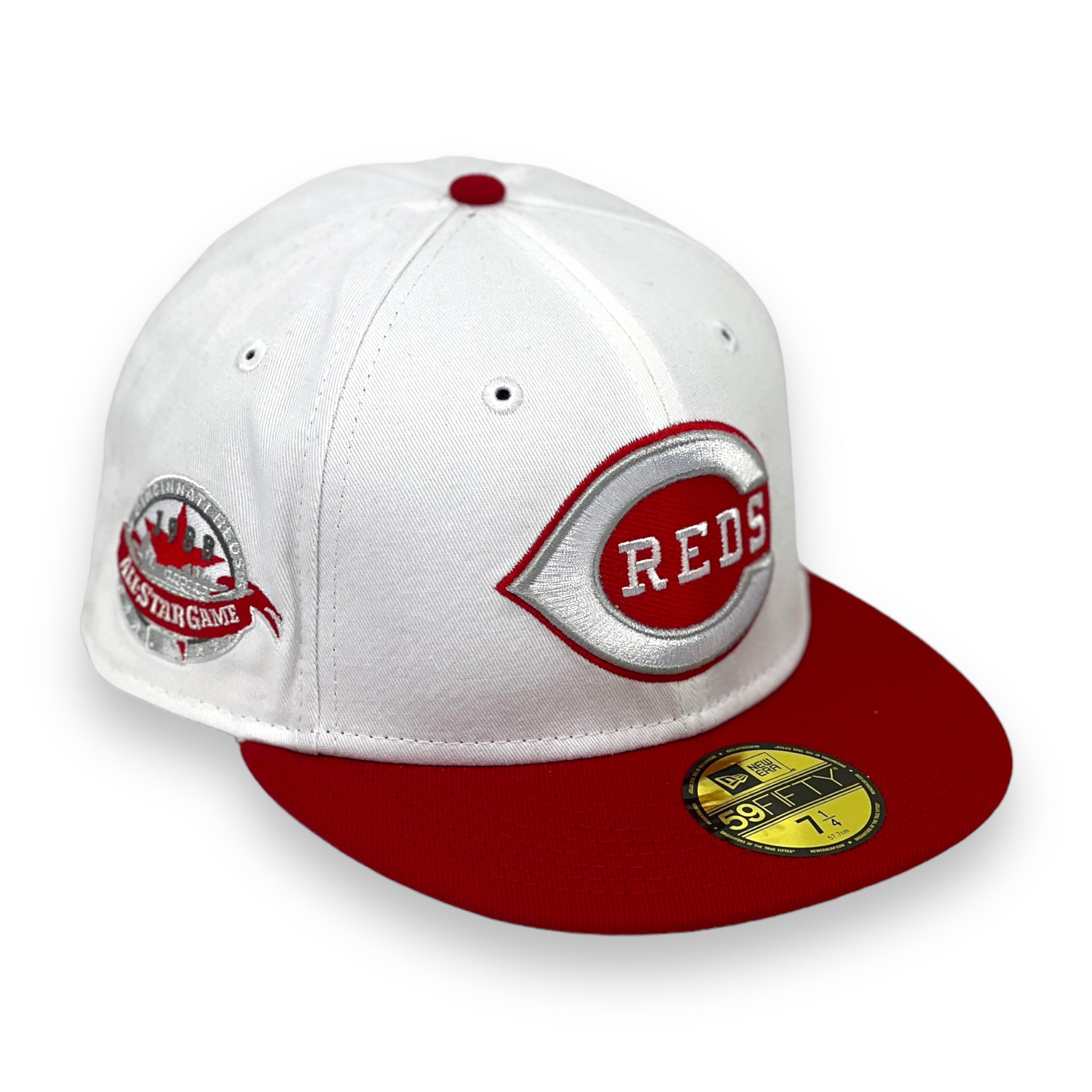 CINCINATTI  REDS (WHITE) (1988 ALLSTARGAME) NEW ERA 59FIFTY FITTED (GREY UNDER VISOR)