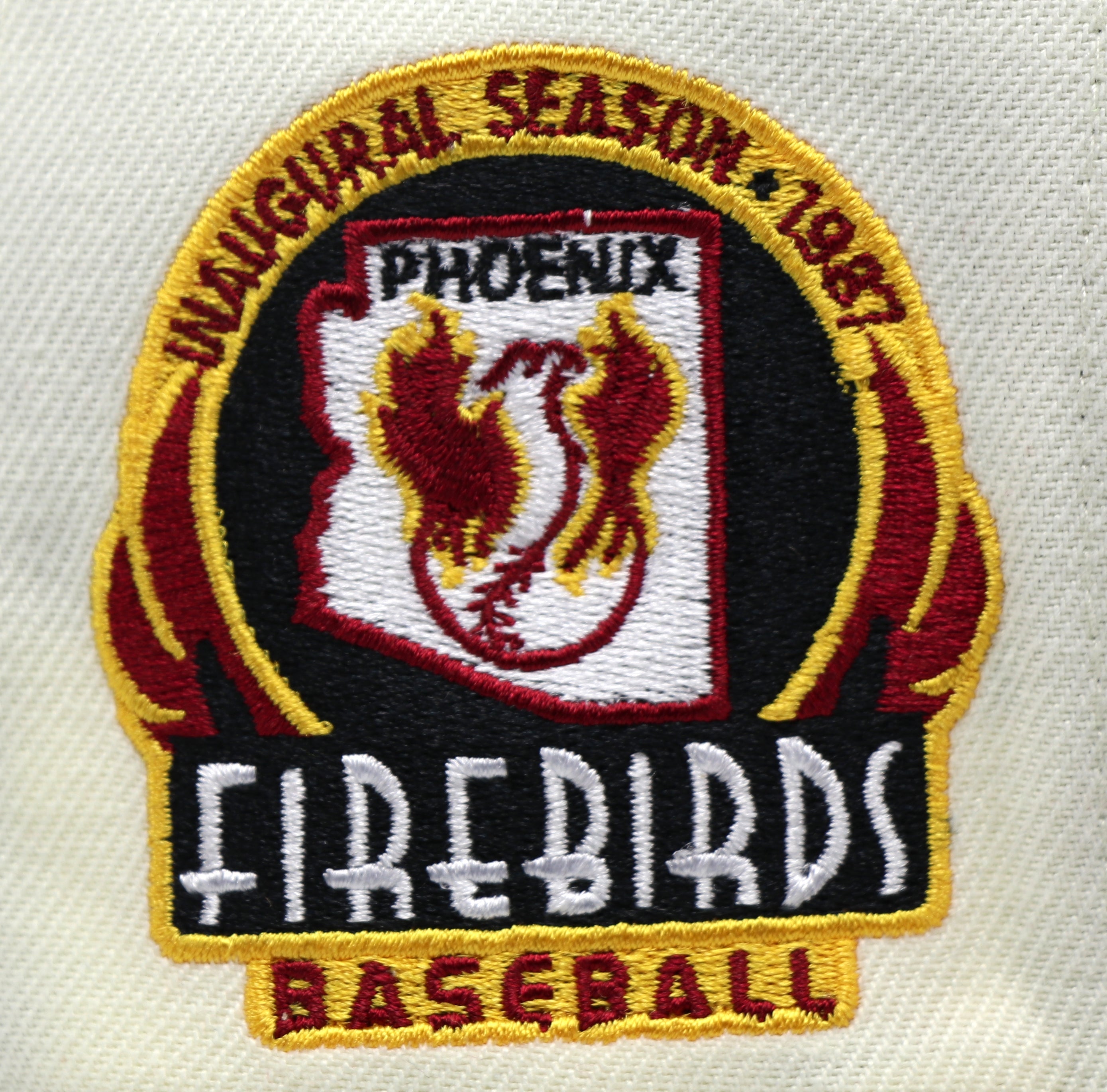 PHOENIX FIREBIRDS( INAUGURAL SEASON) NEW ERA 59FIFTY ( A-GOLD UNDER VISOR )