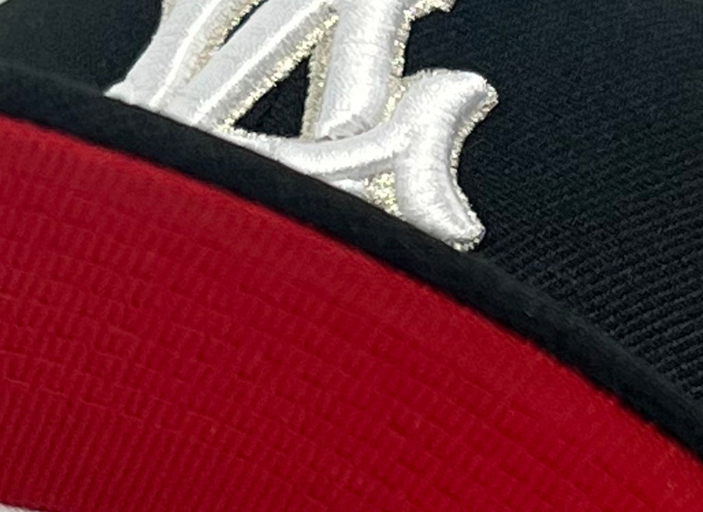 ANAHIEM ANGELS (BLACK) (35TH ANN) NEW ERA 59FIFTY FITTED (RED UNDER VISOR)
