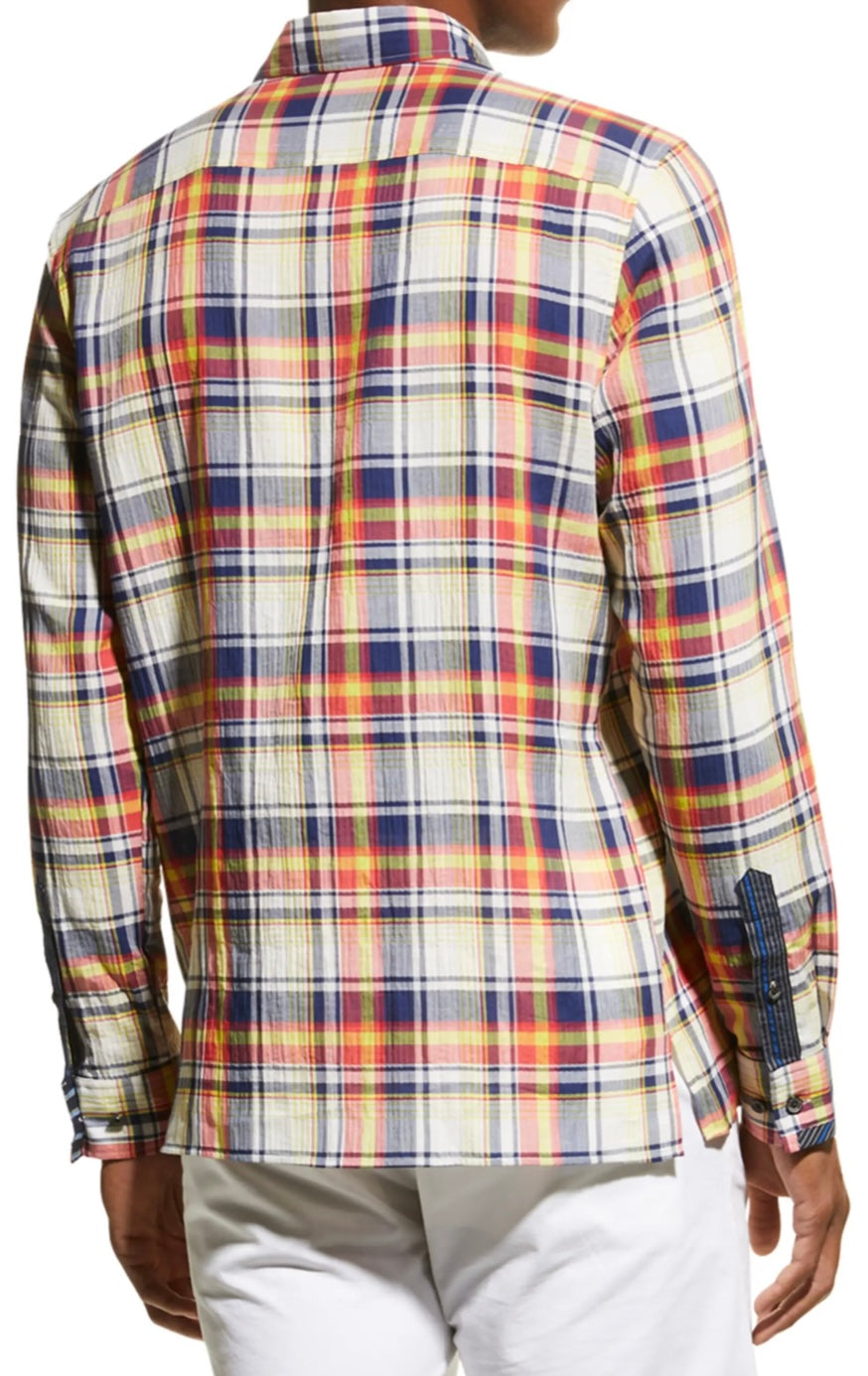 SCOTCH&SODA 168510-0218 SEERSUCKER SHIRT - 168510-0218-SCOTCH&SODA