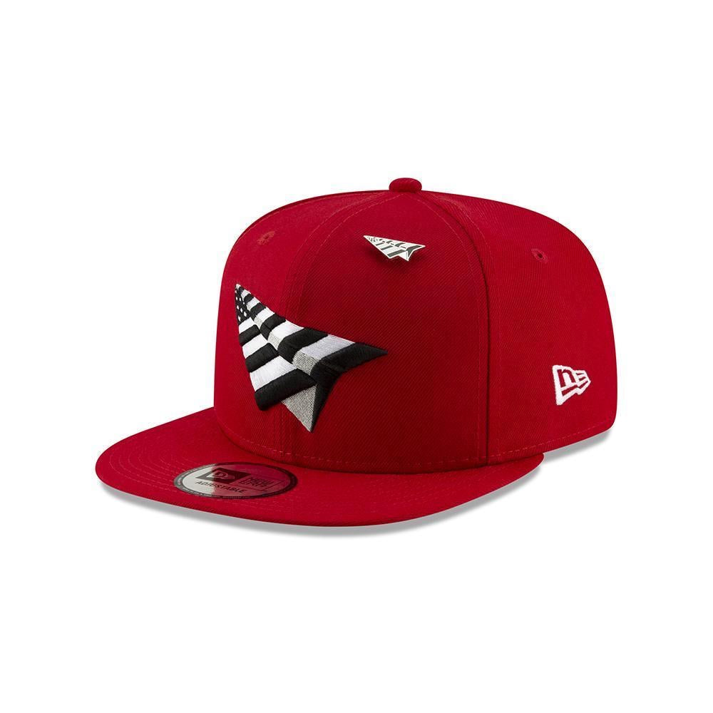 PAPER PLANES (CRIMSON RED) CLASSIC PLANES CROWN SNAPBACK