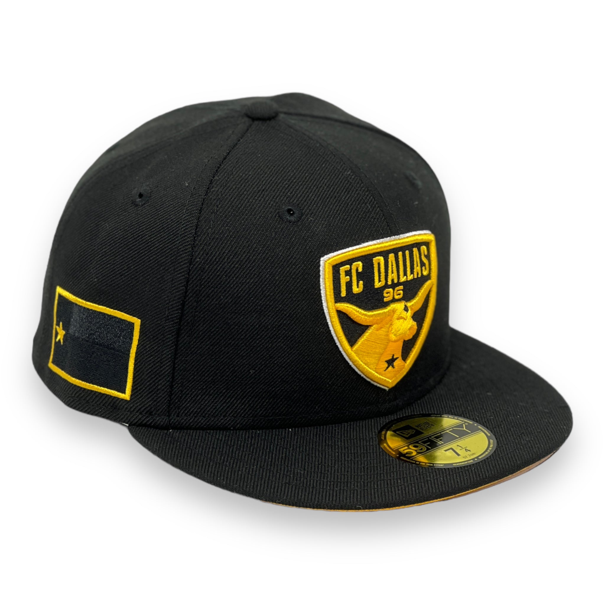 FC DALLAS (LAMBO) NEW ERA 59FIFTY FITTED (YELLOW UNDER VISOR )