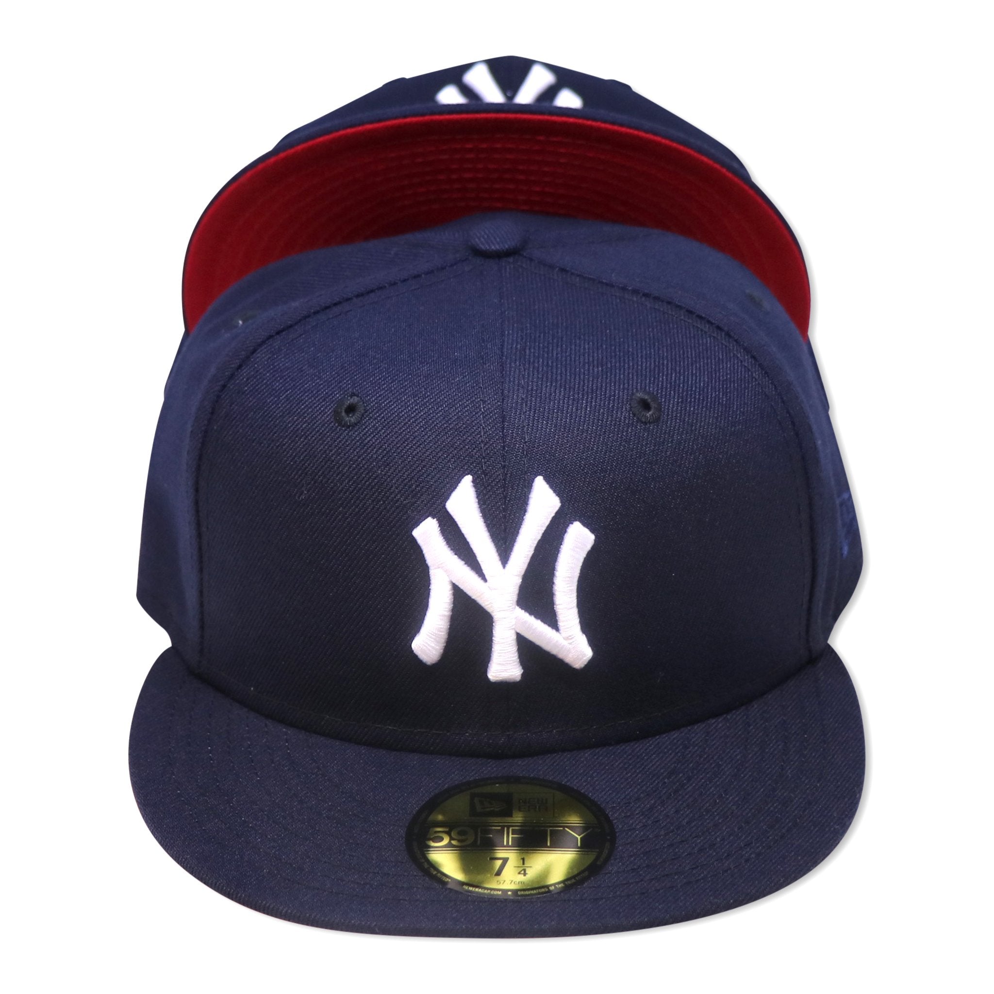 NEW YORK YANKEES (NAVY) NEW ERA 59FIFTY FITTED (RED UNDER VISOR)