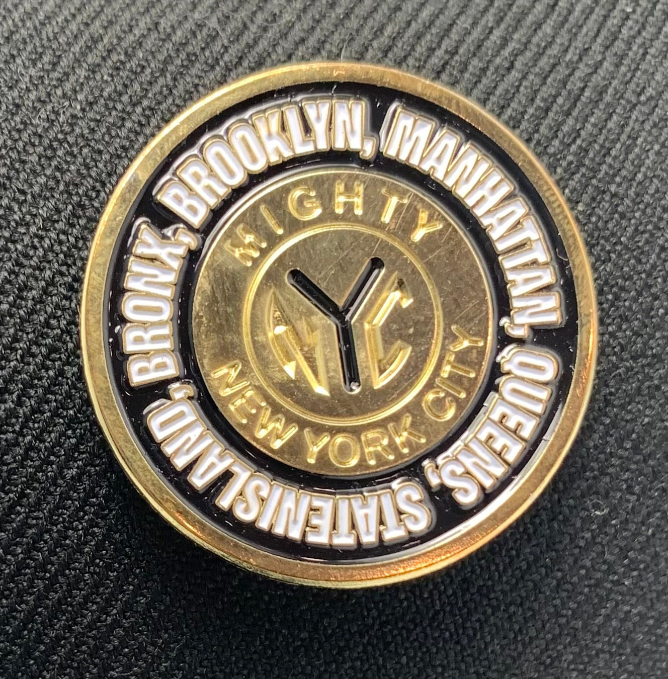 MIGHTY NYC  MIGHTY NYC TOKEN PIN
