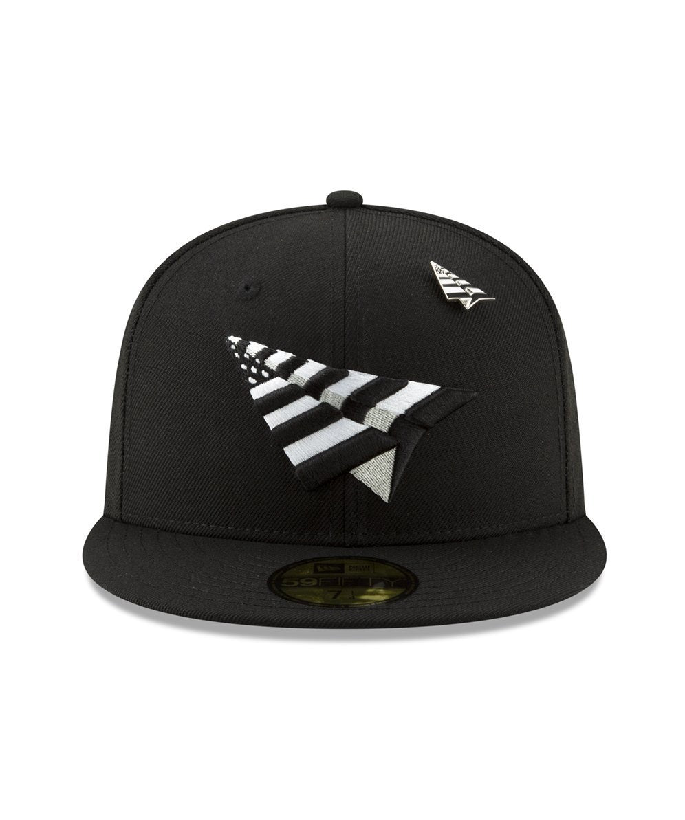 PAPER PLANES (BLACK/WHITE) THE ORIGINAL CROWN FITTED (GREEN BOTTOM)