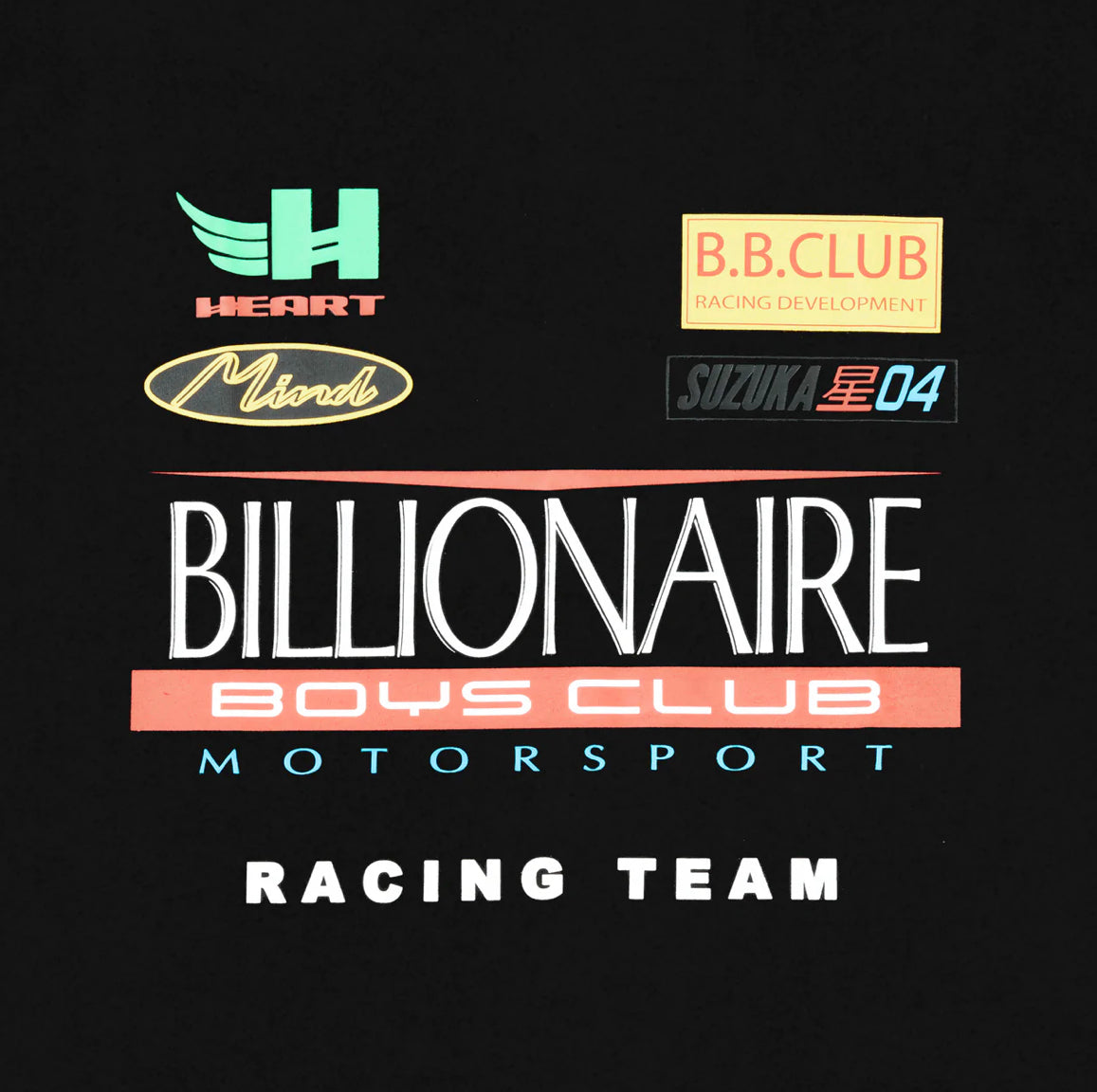 BBC "RACING TEAM" TEE BLACK