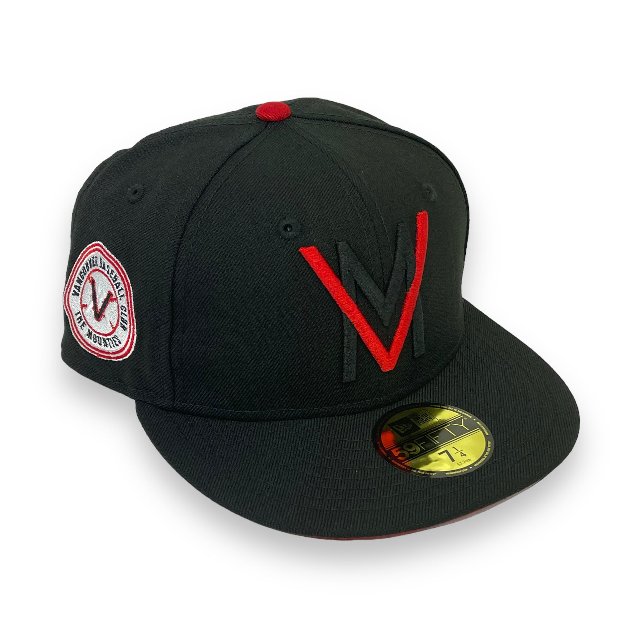 VANCOUVER MOUNTIES (VERIZON) NEW ERA 59FIFTY FITTED (RED UNDER VISOR)