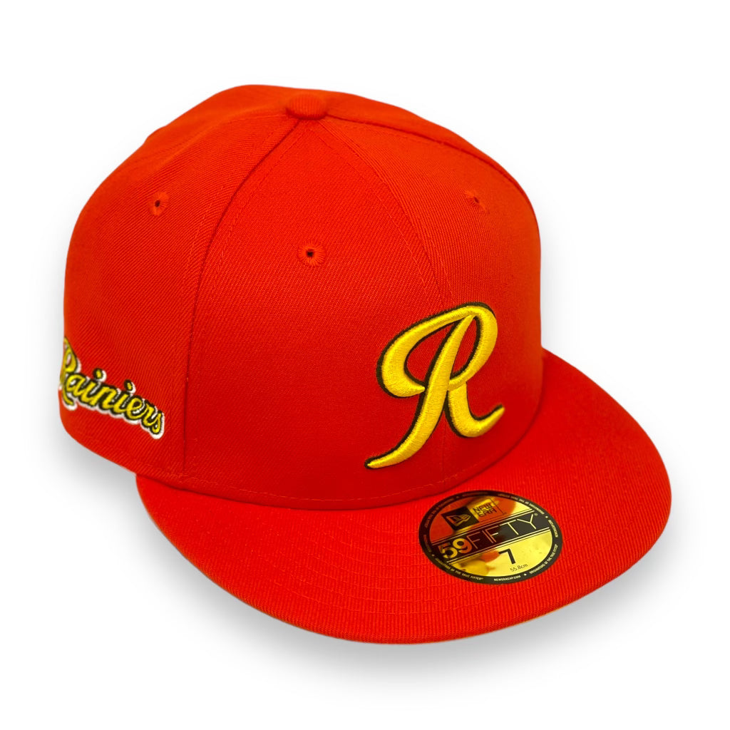 TACOMA RAINIERS (REESES) NEW ERA 59FIFTY FITTED (YELLOW UNDER VISOR) –