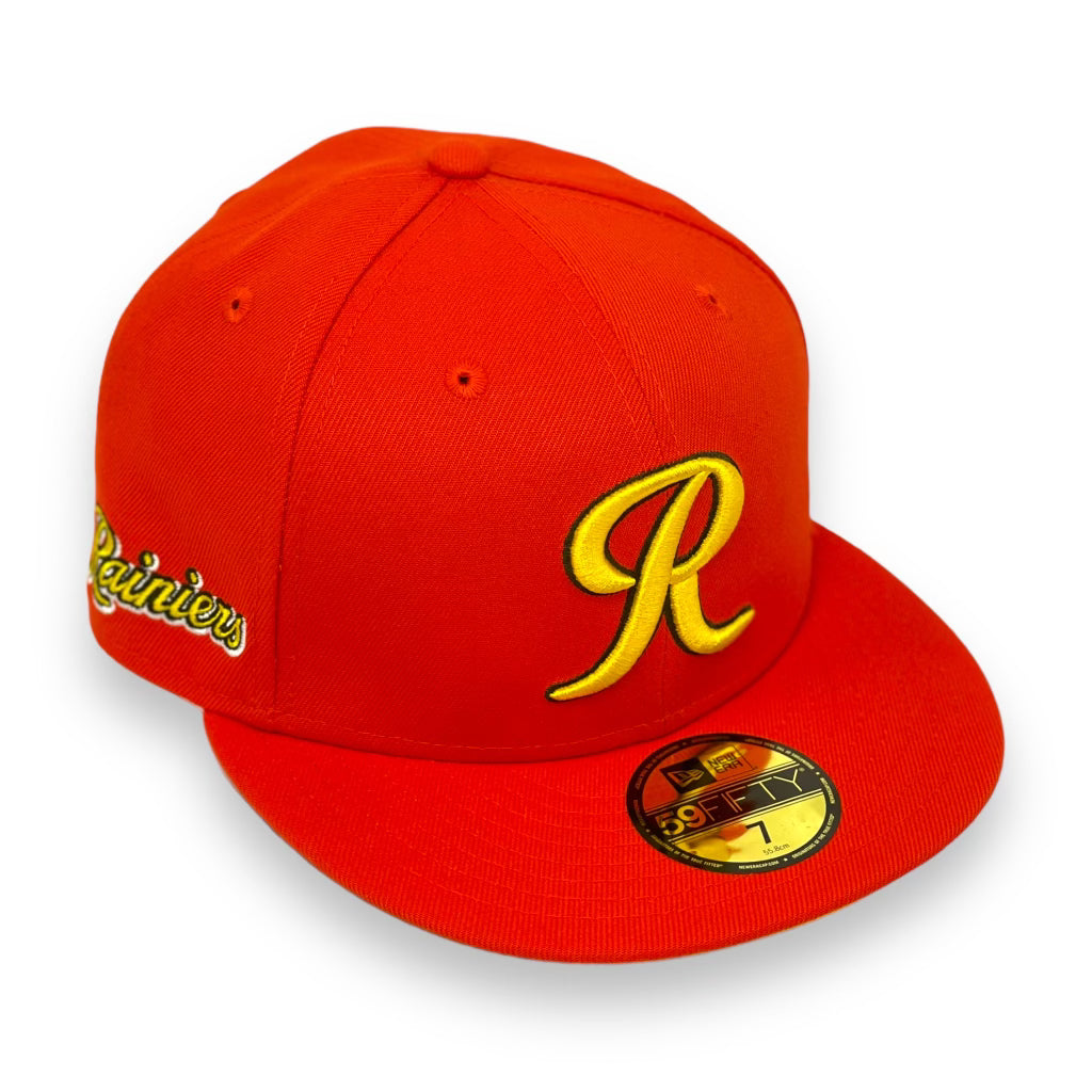 TACOMA RAINIERS (REESES) NEW ERA 59FIFTY FITTED (YELLOW UNDER VISOR)