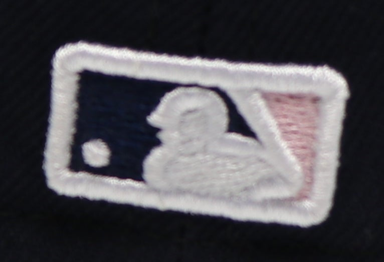 NEW YORK YANKEES (NAVY)  "LOVE OF THE GAME" NEW ERA 59FIFTY FITTED (PINK UNDER VISOR)