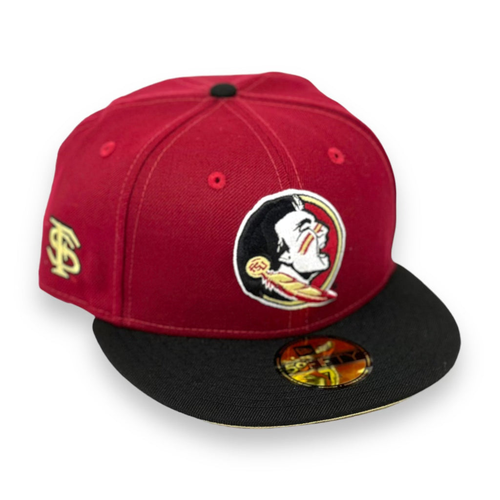 FLORIDA STATE SEMINOLES NEW ERA 59FIFTY FITTED (VEGAS GOLD UNDER VISOR)