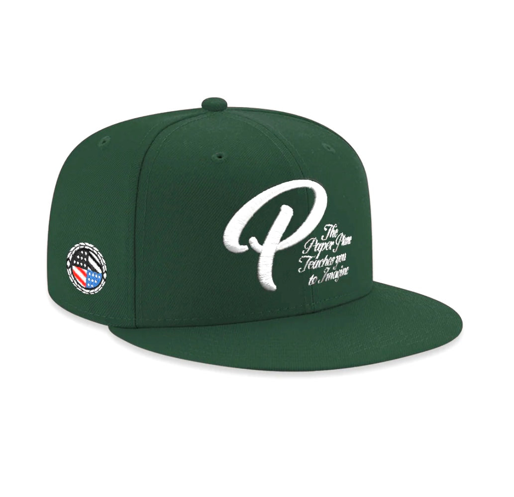 PAPER PLANES SCRIPTED MANTRA RETRO (GREEN) SNAPBACK