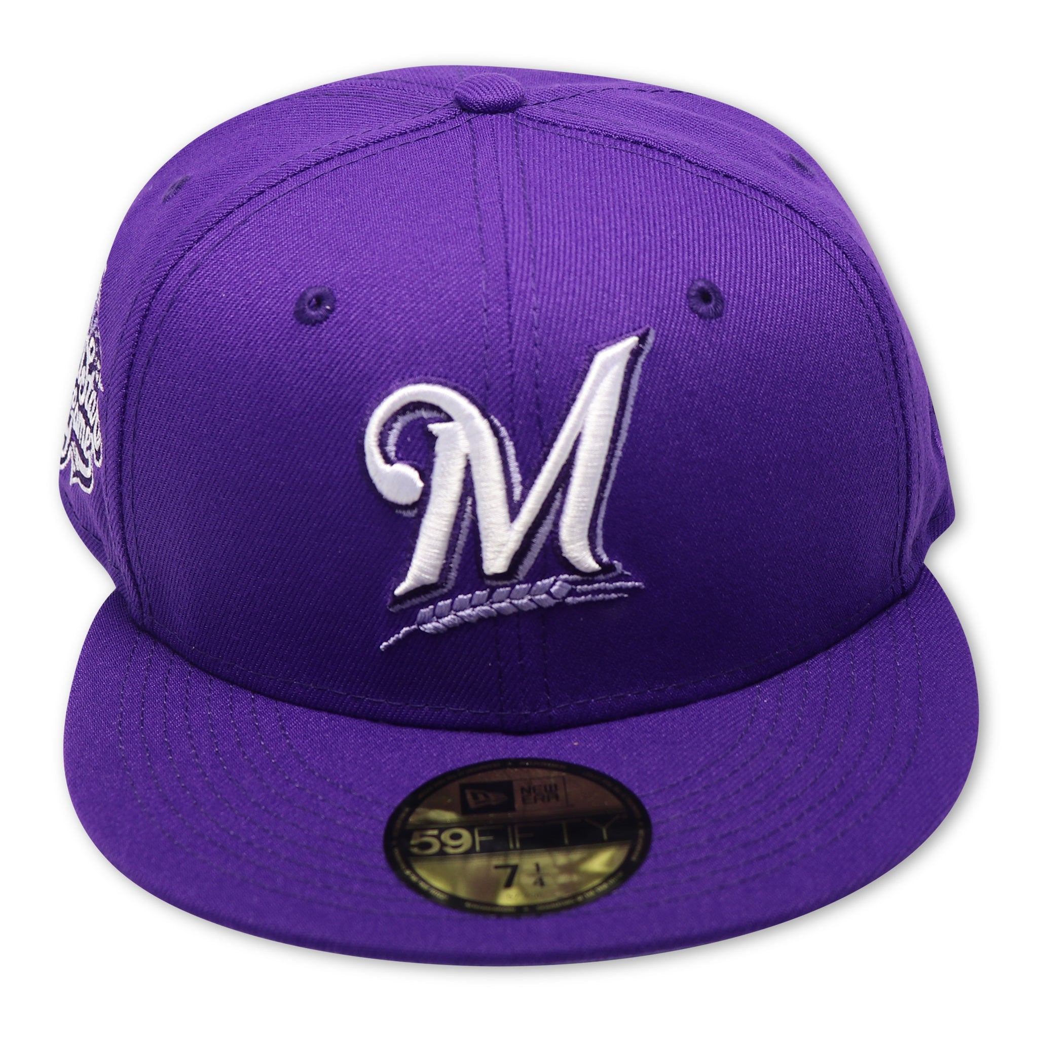 MILWAUKEE BREWERS "2002 ASG" NEW ERA 59FIFTY FITTED (LAVENDER UNDER VISOR) (S)