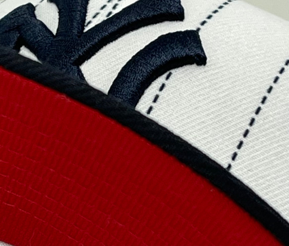 NEW YORK YANKEES (P-STRIPE) (1949 WORLD SERIES) NEW ERA 59FIFTY FITTED (RED UNDER VISOR)