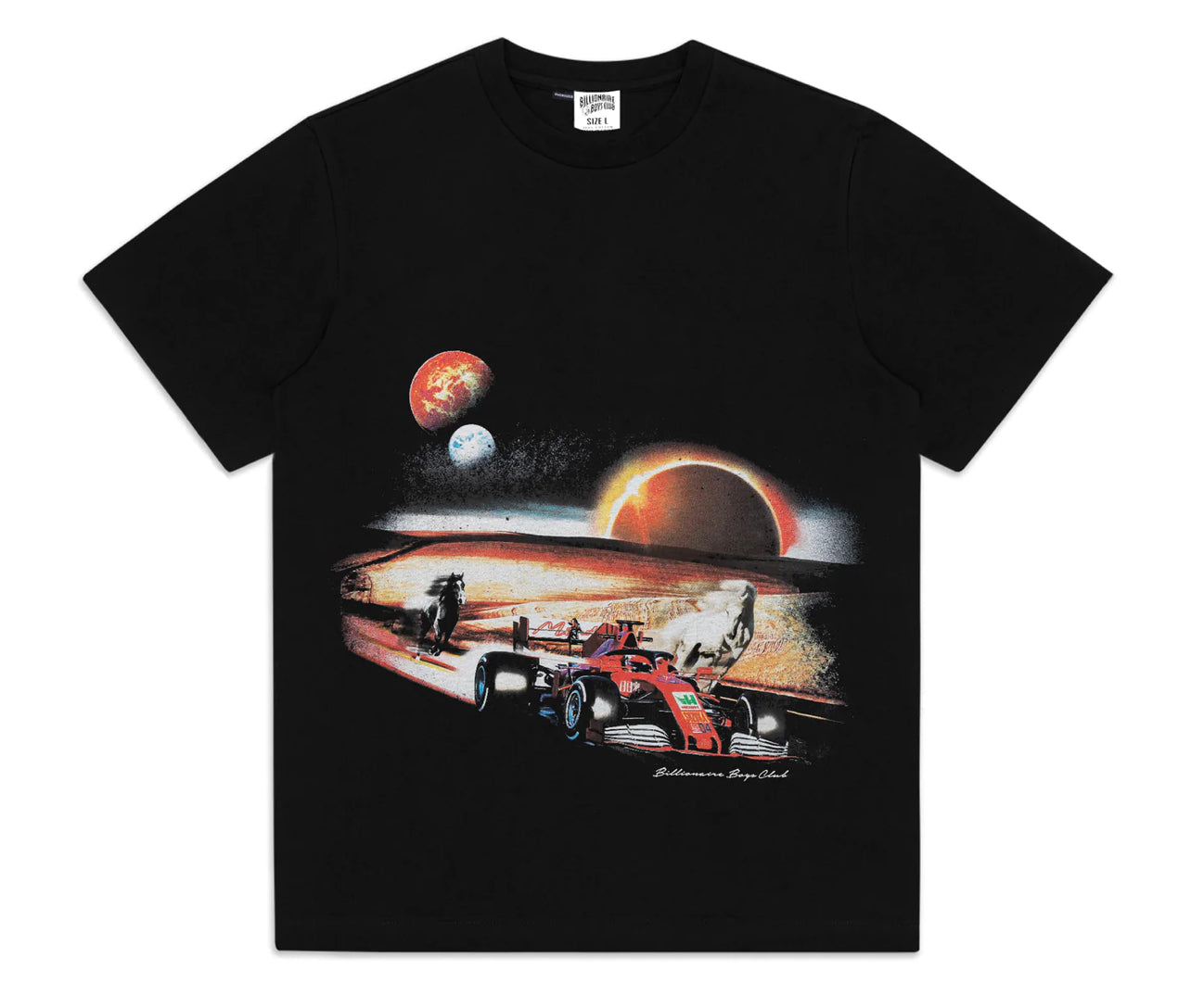 BBC "SPACE MOTORS" TEE BLACK