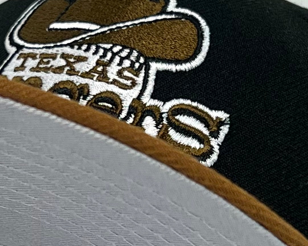 TEXAS RANGERS (BLACK/T-PEA) (50TH ANN) NEW ERA 59FIFTY FITTED (