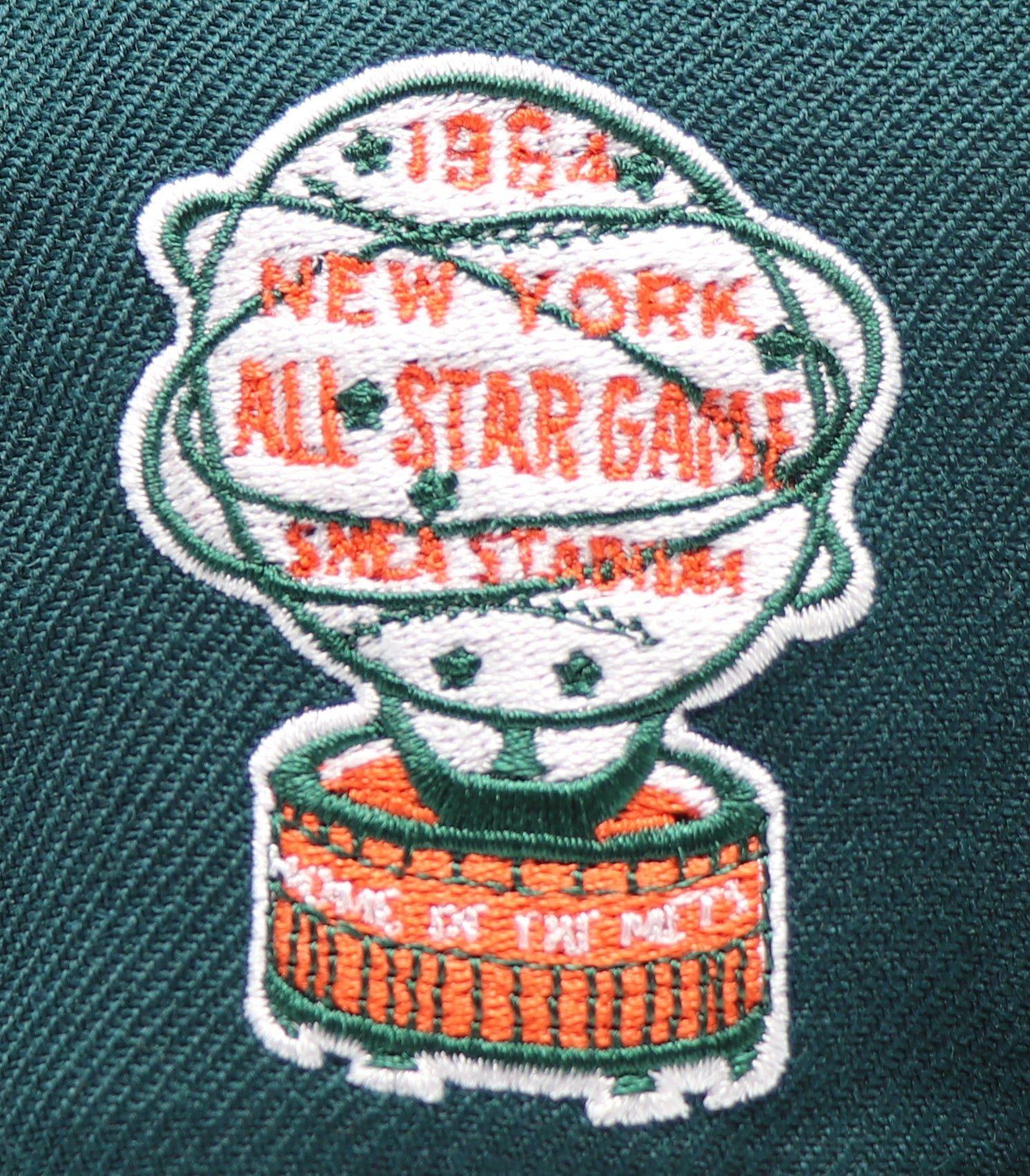 COLT 45'S (DK GREEN) (1964 ALLSTARGAME) NEW ERA 59FIFTY FITTED (ORANGE UNDER VISOR)