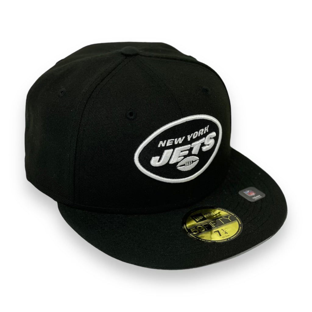 NEW YORK  JETS (BLK/WHT)T EAM BASIC NEW ERA 59FIFTY FITTED