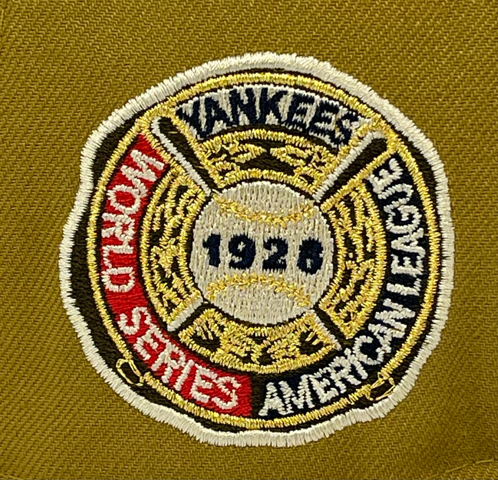 NEW YORK YANKEES (OLD GOLD) (1928 WORLD SERIES) NEW ERA 59FIFTY FITTED (GREY UNDER VISOR)