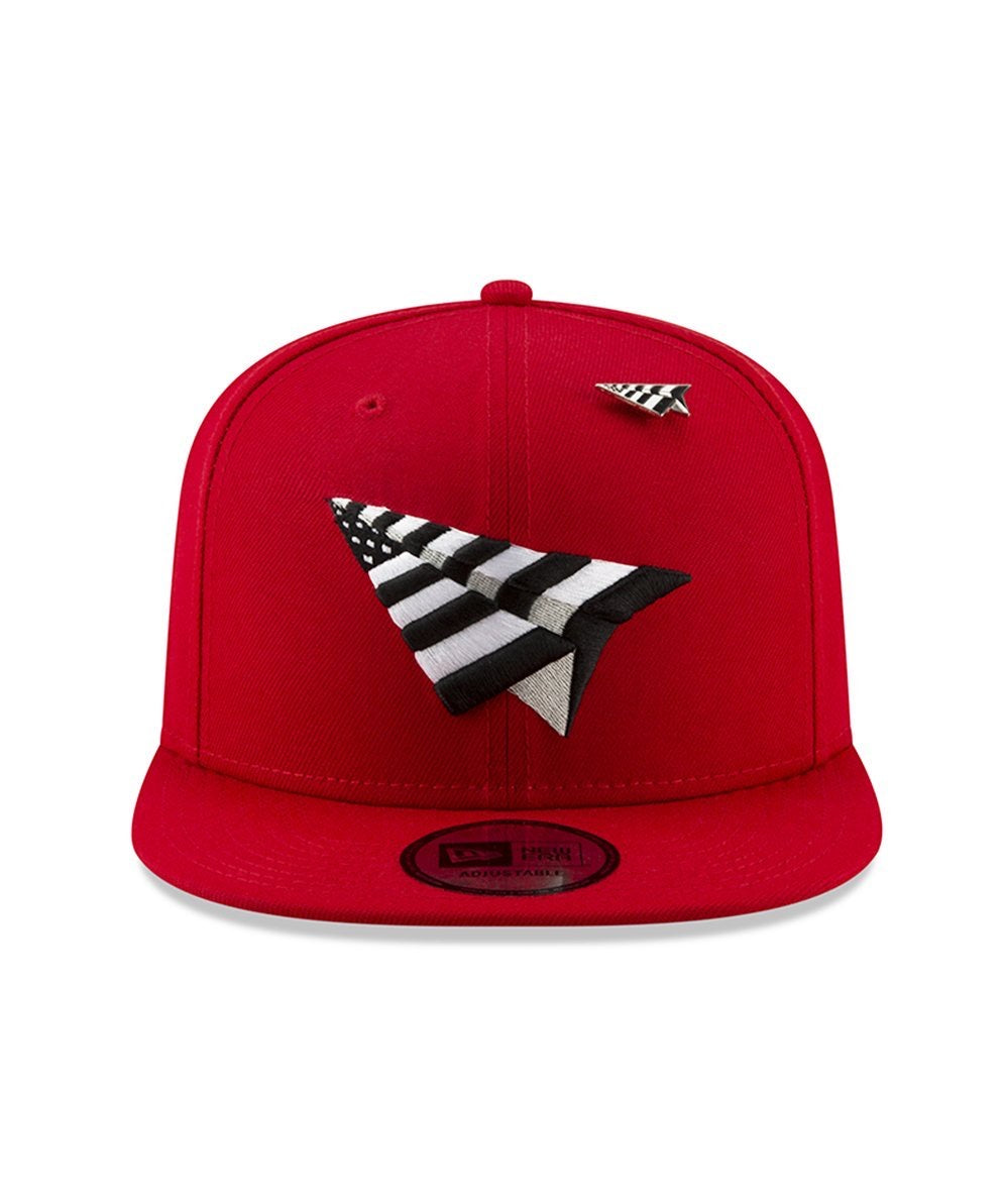 PAPER PLANES (CRIMSON RED) CLASSIC PLANES CROWN SNAPBACK