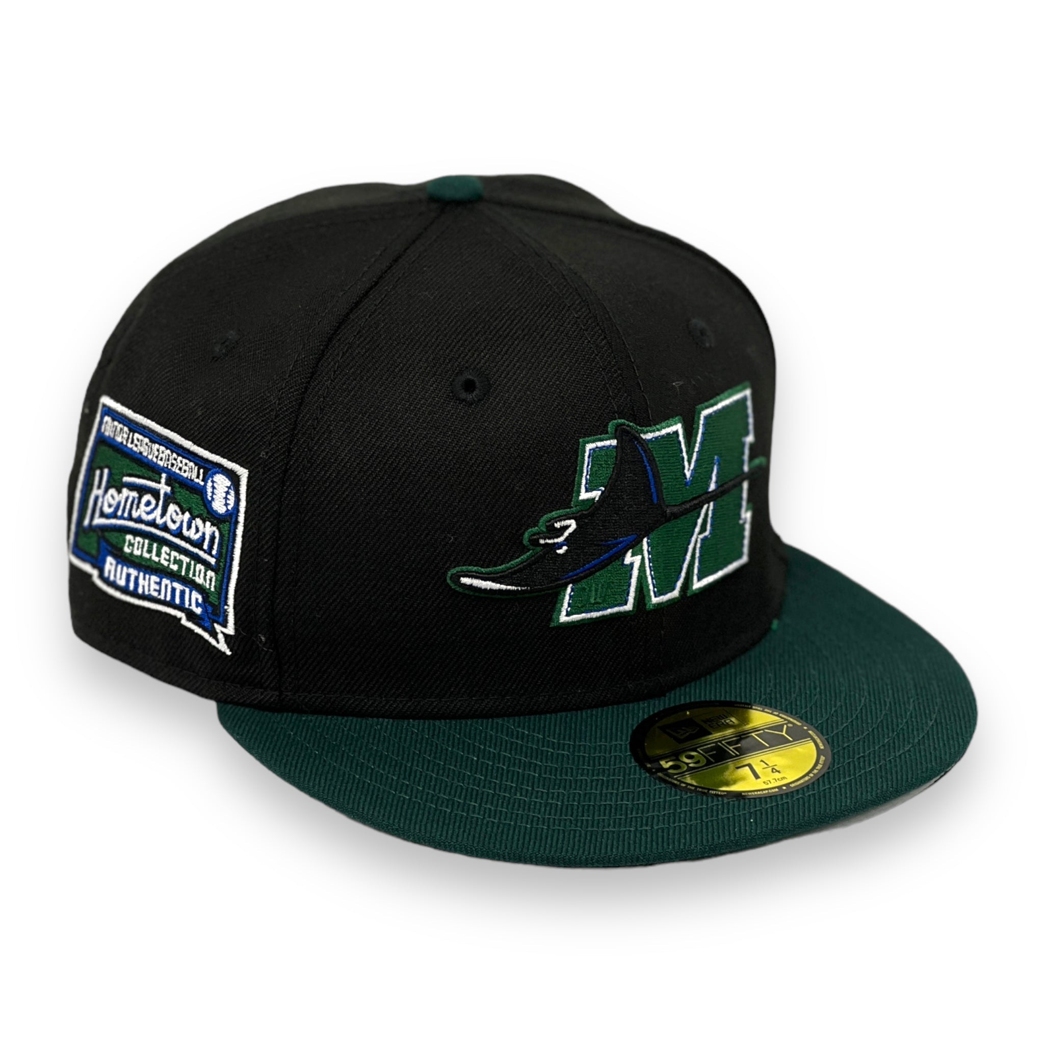 MICHIGAN DEVIL RAYS NEW ERA 59FIFTY FITTED (GREEN UNDER VISOR)
