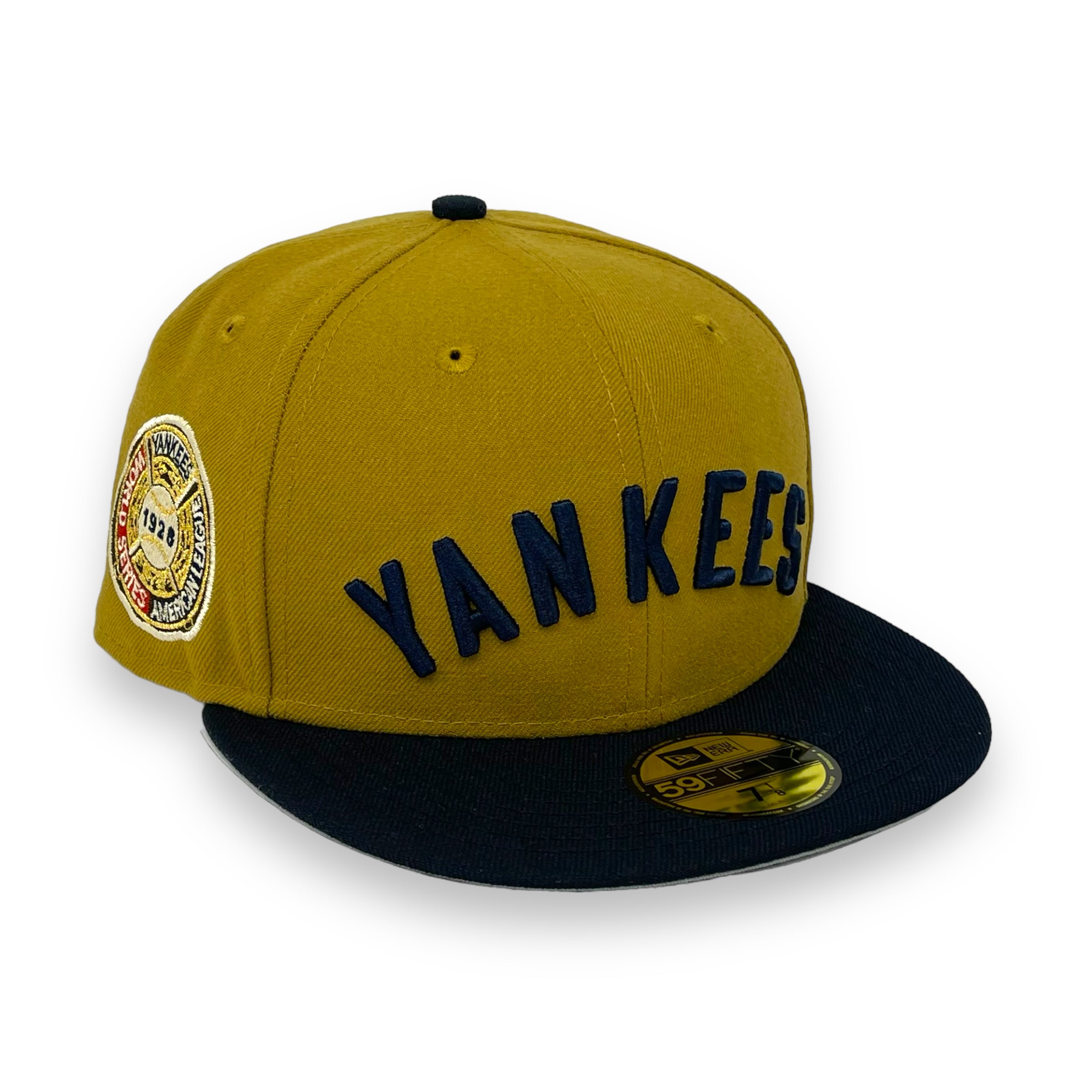 NEW YORK YANKEES (OLD GOLD) (1928 WORLD SERIES) NEW ERA 59FIFTY FITTED (GREY UNDER VISOR)
