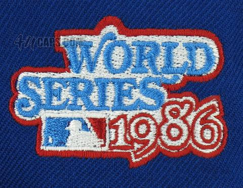 NEW YORK METS 1986 WORLD SERIES NEW ERA 59FIFTY FITTED (GREEN UNDER VISOR)