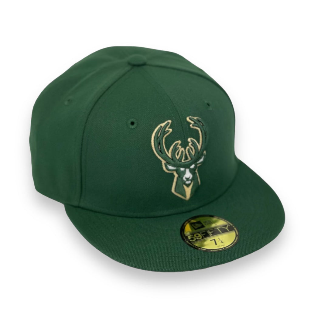 MILWAULKEE BUCKS [GREEN]  NEW ERA 59FIFTY FITTED