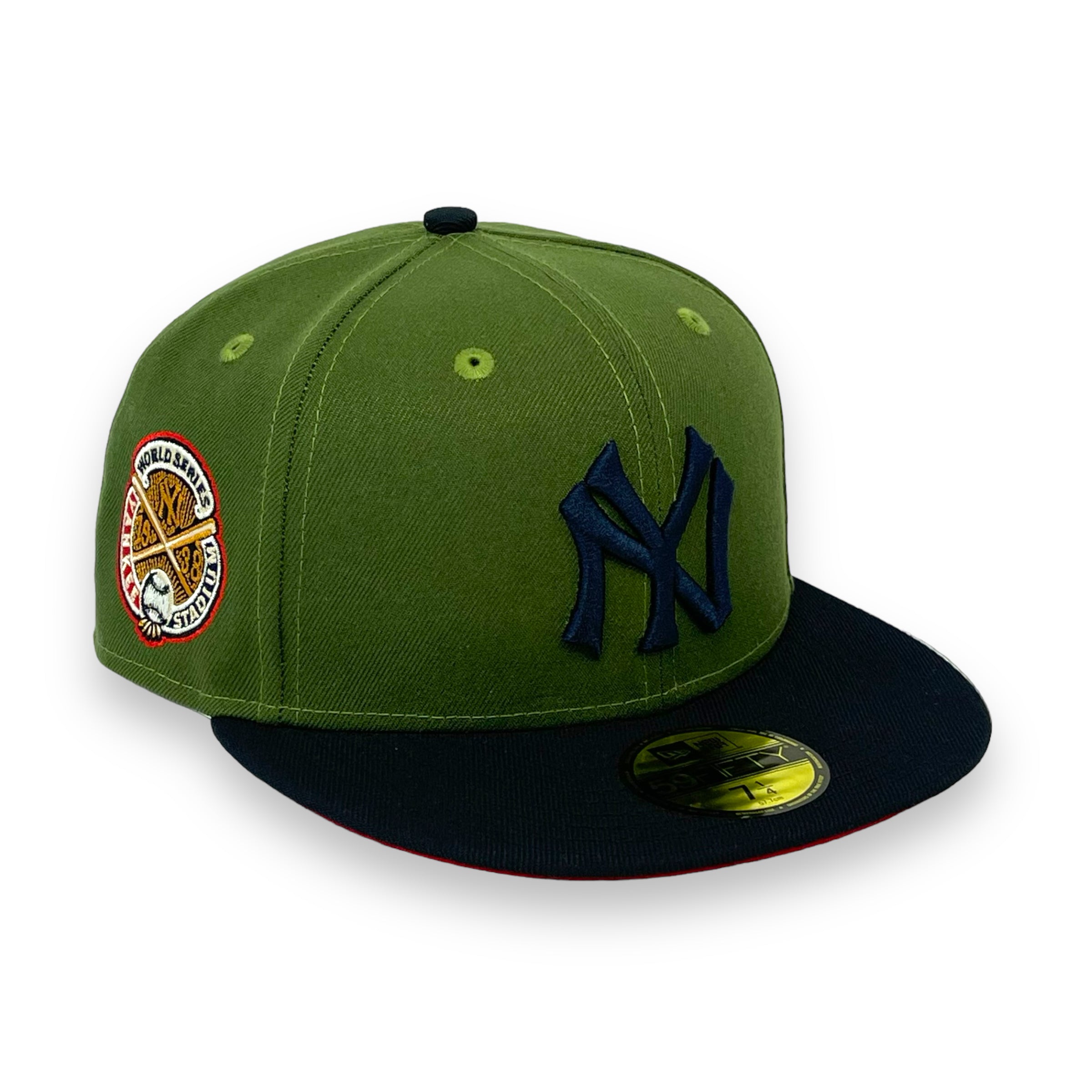 NEW YORK YANKEES (R-GREEN) (1938 WORLDSERIES) NEW ERA 59FIFTY FITTED (RED UNDER VISOR)