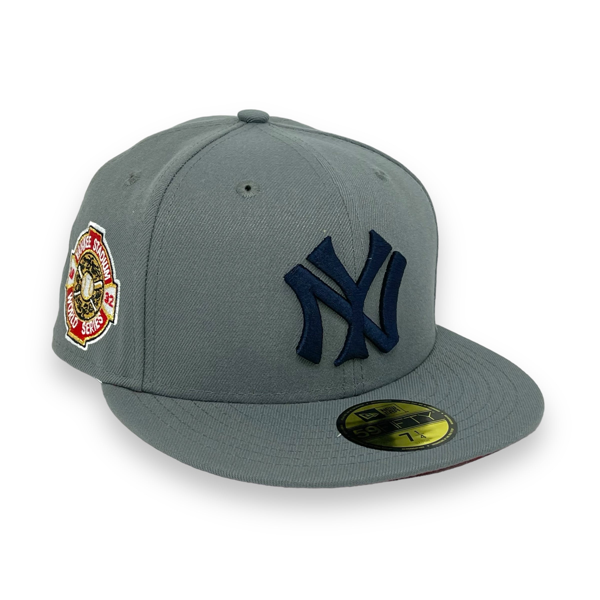 NEW YORK YANKEES (S-GREY) (1932 WORLD SERIES) NEW ERA 59FIFTY FITTED (RED UNDER VISOR)