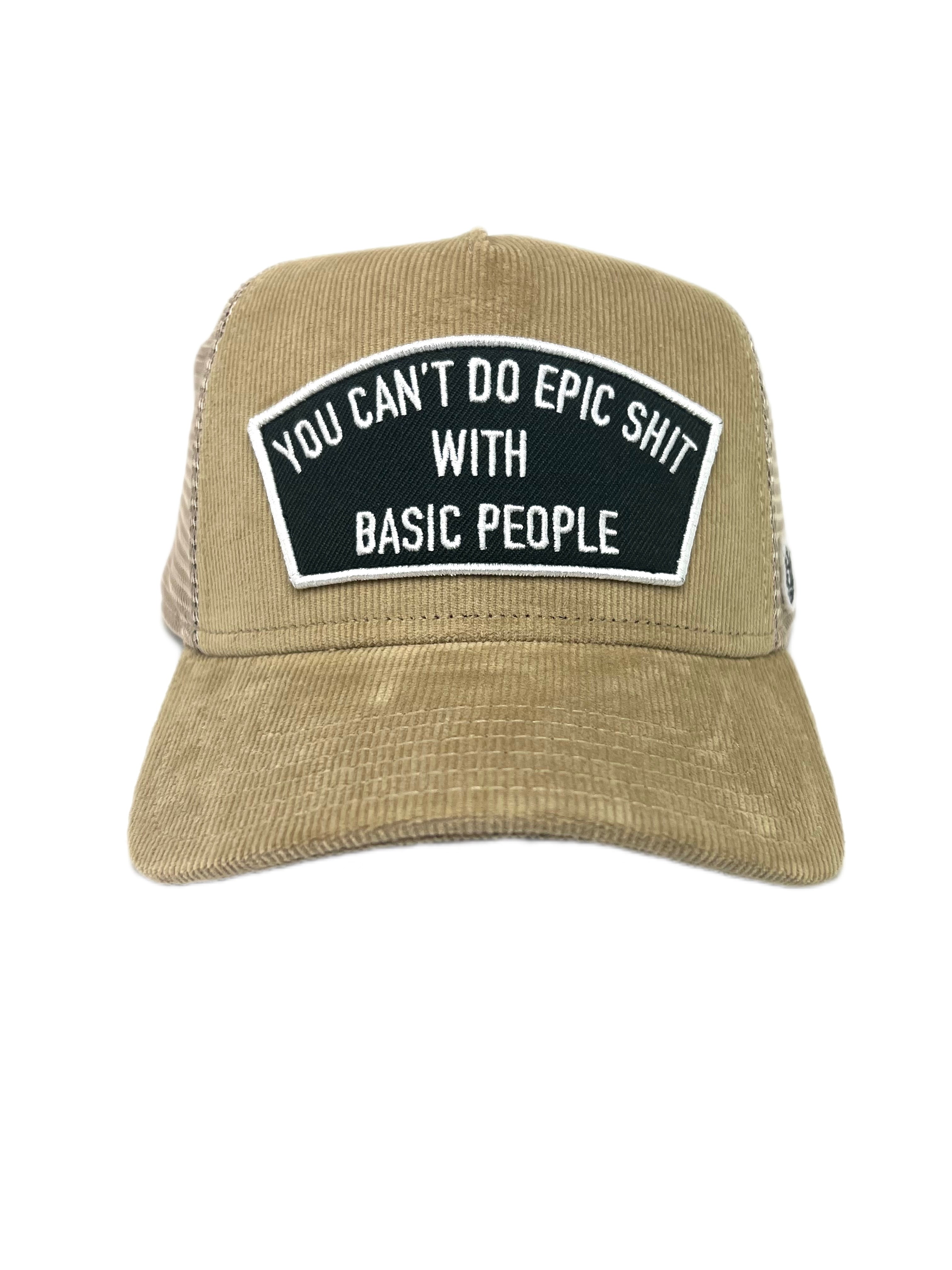 CULT EPIC SHIT (TAN) TRUCKER SNAPBACK