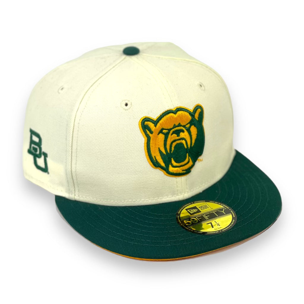 BAYLOR BEARS (OFF-WHITE) NEW ERA 59FIFTY FITTED (A-GOLD UNDERVISOR)