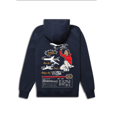 PAPER PLANES  A PLANE STORY (NAVY) HOODY