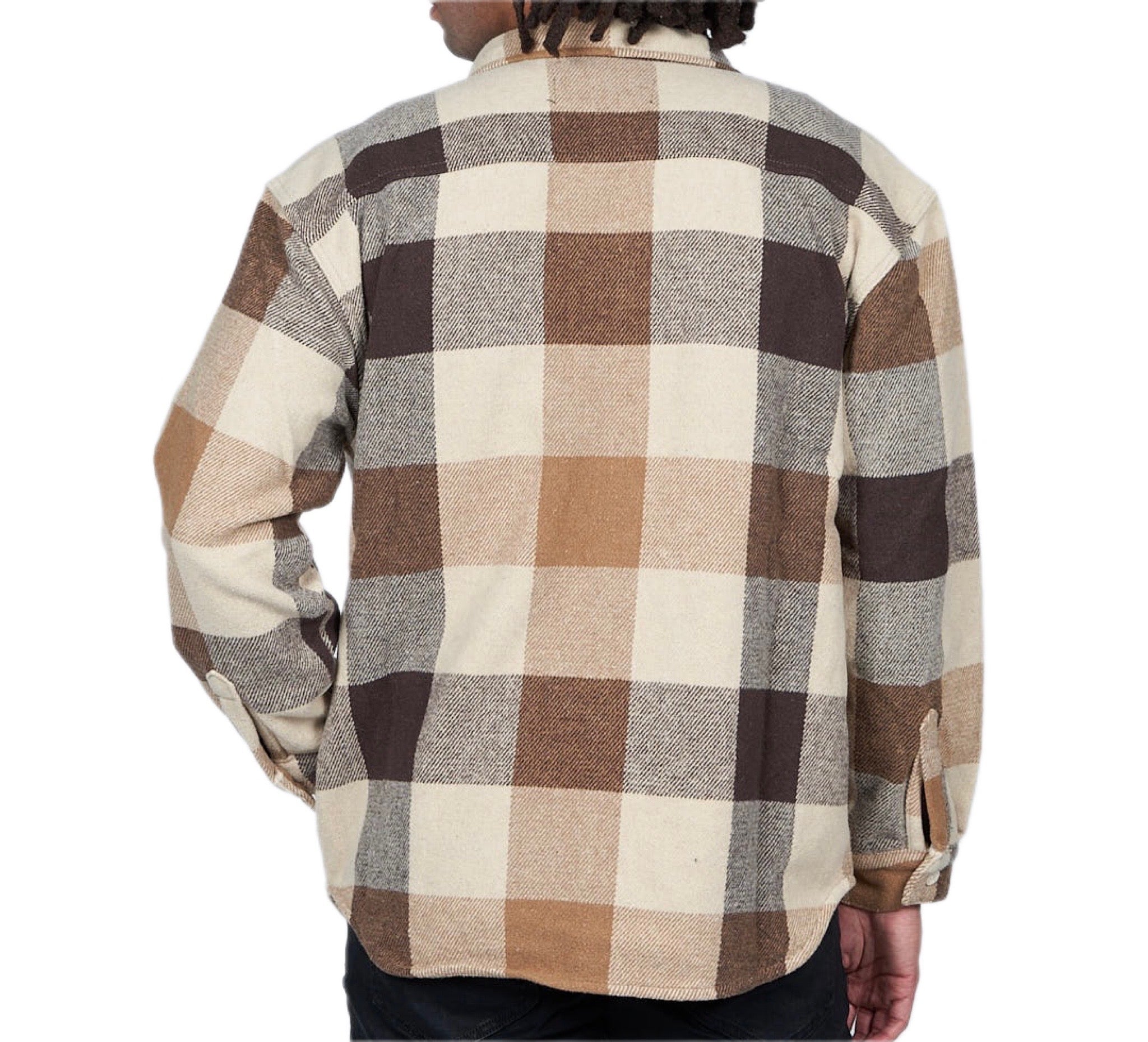 CALIBER FLANNEL BUTTON UP - BROWN