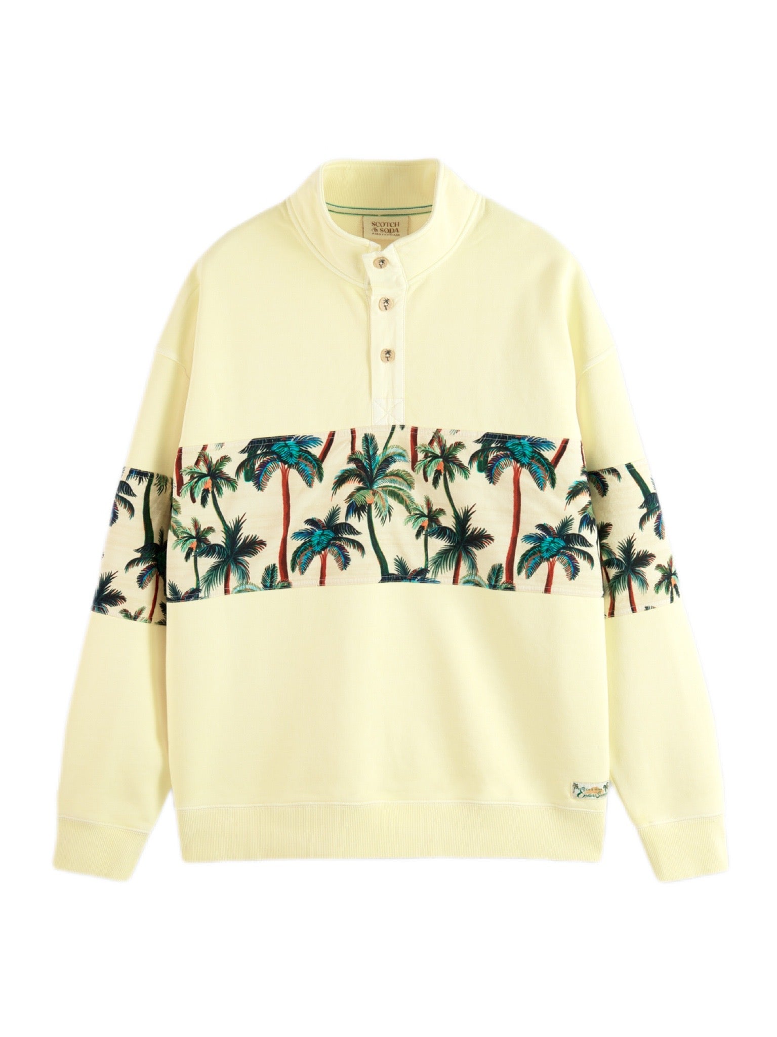 SCOTCH & SODA "POPLIN" SWEATSHIRT